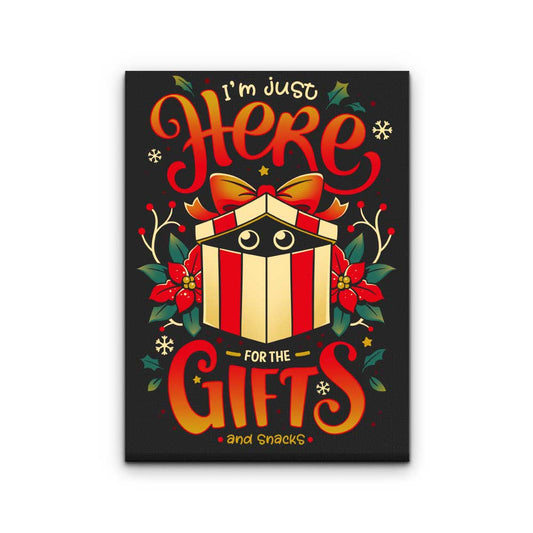 Sneaky Christmas Thief - Canvas Print