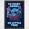 So Many Books - Posters & Prints