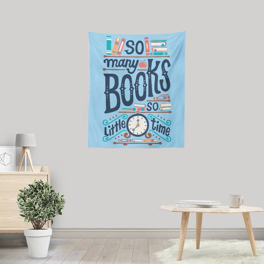 So Many Books - Wall Tapestry