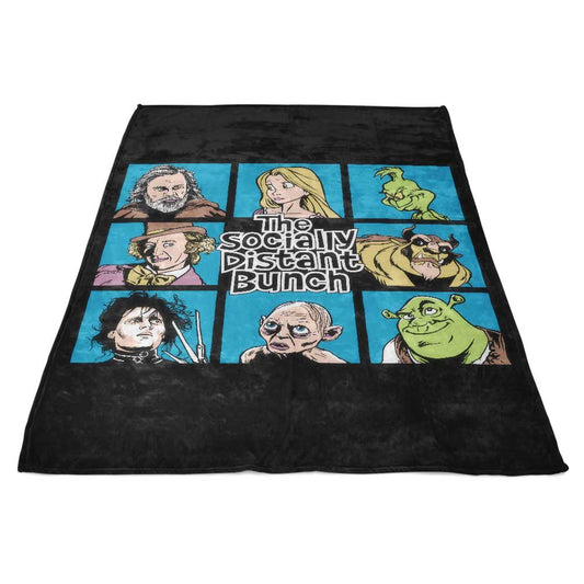 Social Distance Bunch - Fleece Blanket