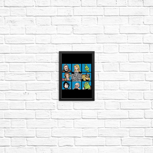 Social Distance Bunch - Posters & Prints