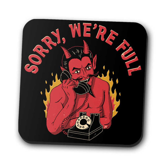 Sorry We're Full - Coasters