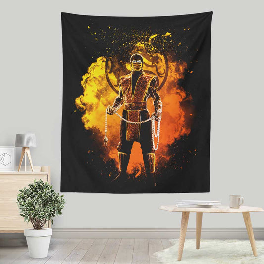 Soul of Fire Ninja - Wall Tapestry