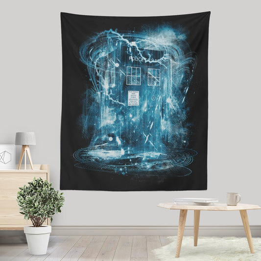 Space and Time Storm - Wall Tapestry