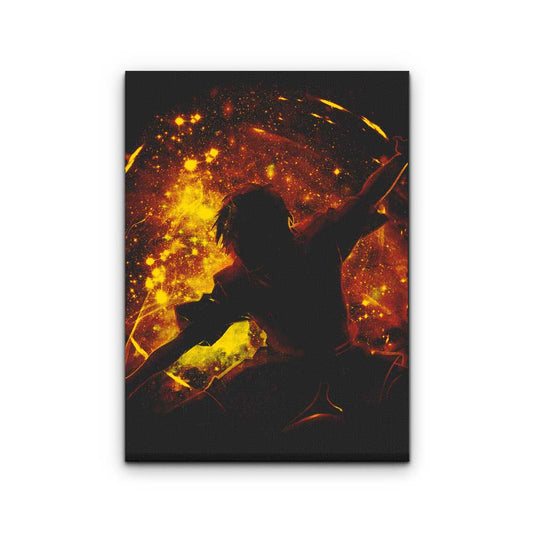 Space Flame - Canvas Print
