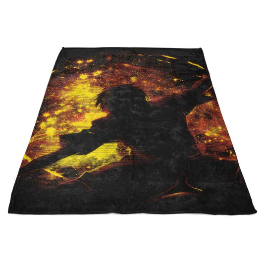 Space Flame - Fleece Blanket