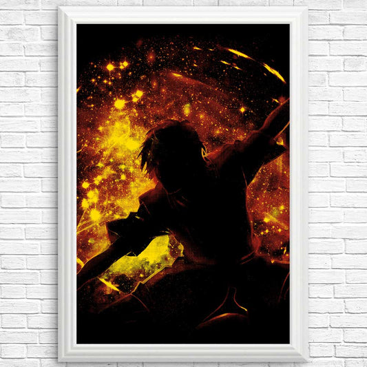 Space Flame - Posters & Prints