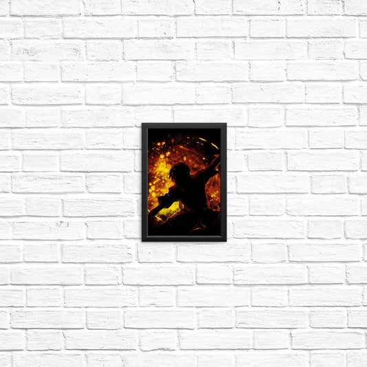 Space Flame - Posters & Prints