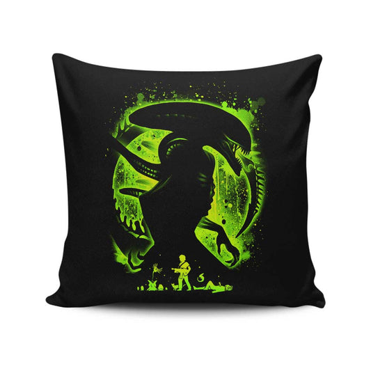 Space Nightmare - Throw Pillow