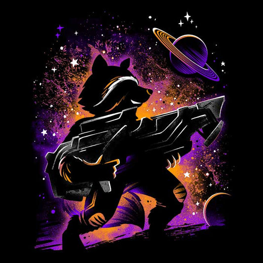 Space Raccoon - Throw Pillow