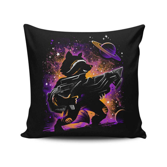 Space Raccoon - Throw Pillow