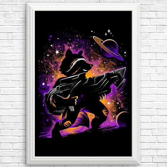 Space Raccoon - Posters & Prints