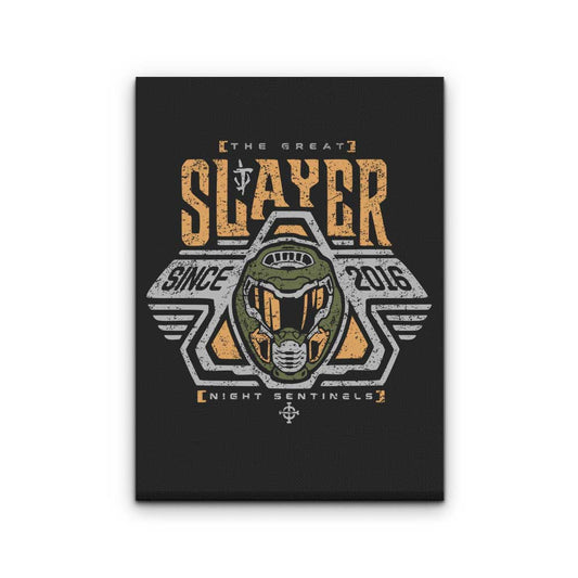 Space Slayer Marine - Canvas Print