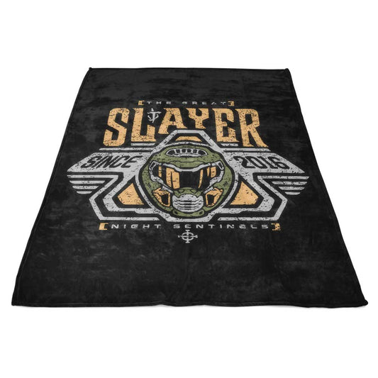Space Slayer Marine - Fleece Blanket