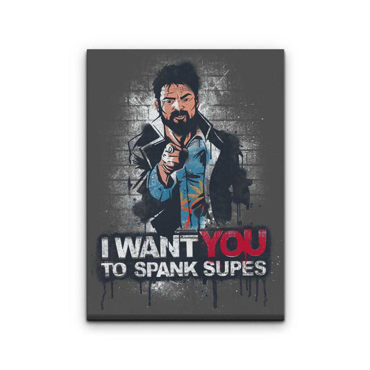 Spank Supes - Canvas Print