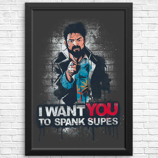 Spank Supes - Posters & Prints