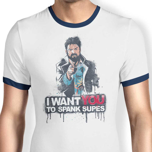 Spank Supes - Ringer T-Shirt
