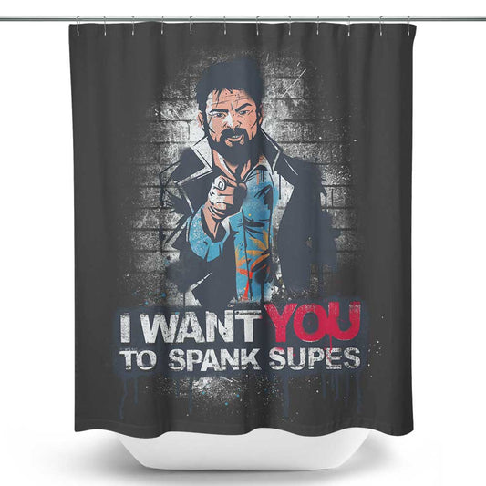 Spank Supes - Shower Curtain