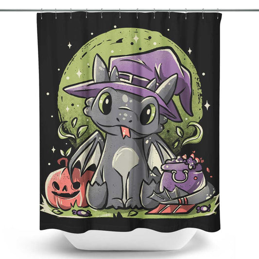 Spooky Fury - Shower Curtain