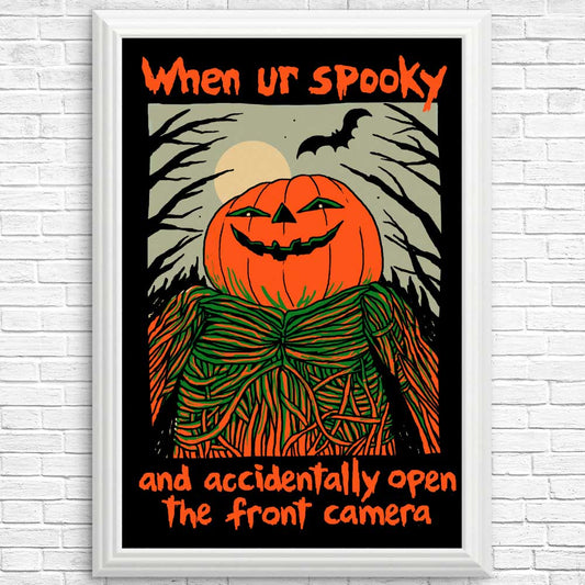 Spooky Selfie - Posters & Prints