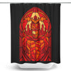 Stained Glass Vengeance - Shower Curtain