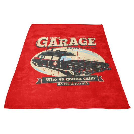 Stantz Garage - Fleece Blanket