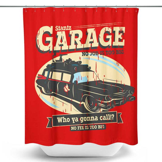 Stantz Garage - Shower Curtain