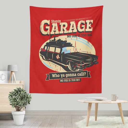 Stantz Garage - Wall Tapestry