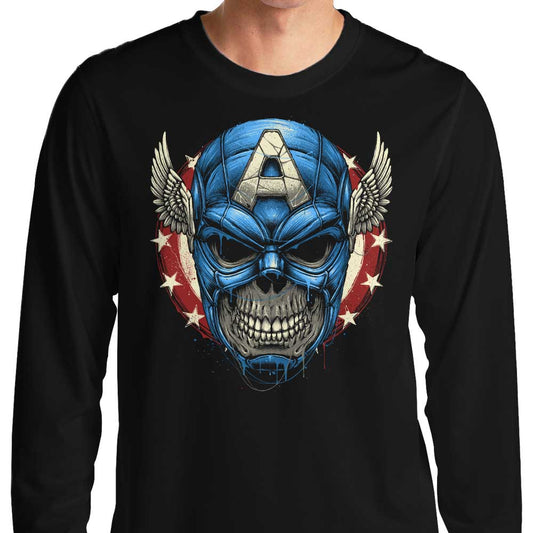 Star Spangled Skull - Long Sleeve T-Shirt