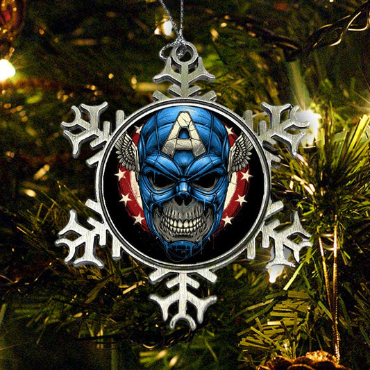 Star Spangled Skull - Ornament