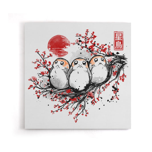 Starbird Porg - Canvas Print