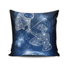 Starry Dancing Sky - Throw Pillow