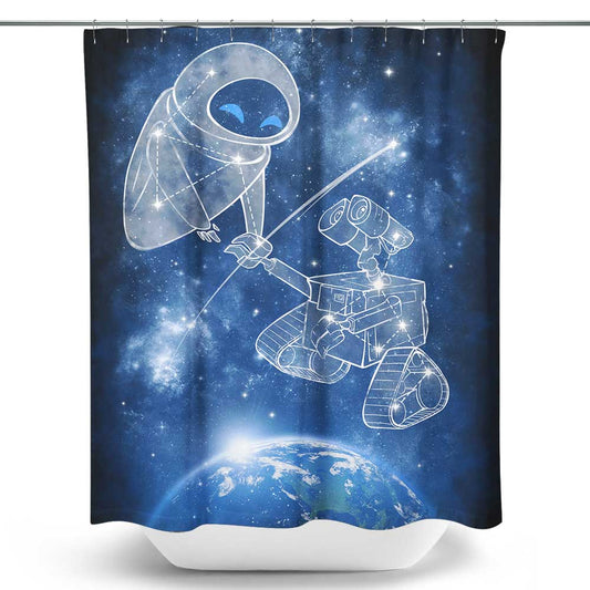 Starry Dancing Sky - Shower Curtain