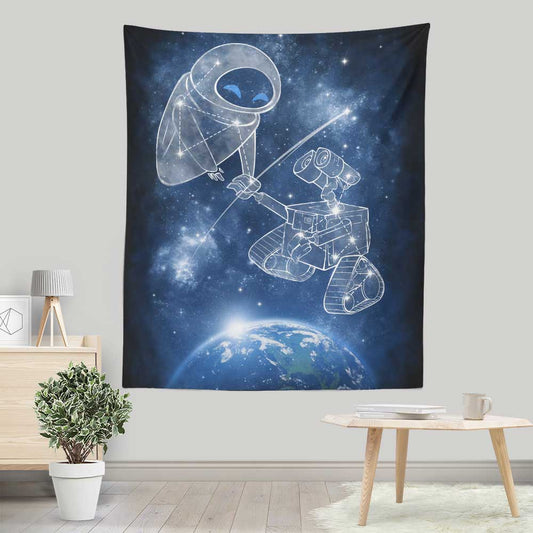 Starry Dancing Sky - Wall Tapestry
