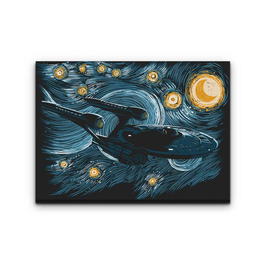 Starry Enterprise - Canvas Print