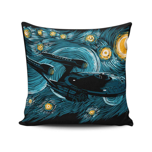 Starry Enterprise - Throw Pillow