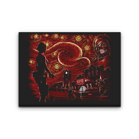 Starry Evil (Alt) - Canvas Print