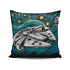 Starry Falcon - Throw Pillow