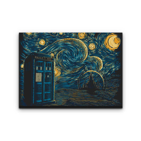 Starry Gallifrey - Canvas Print