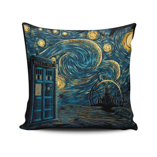 Starry Gallifrey - Throw Pillow