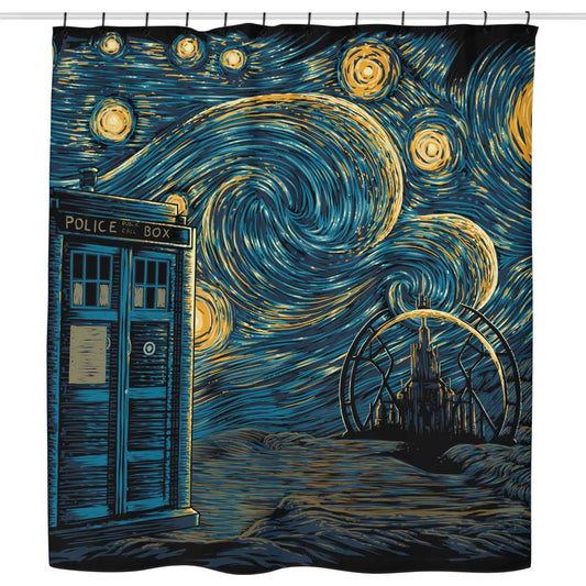 Starry Gallifrey - Shower Curtain