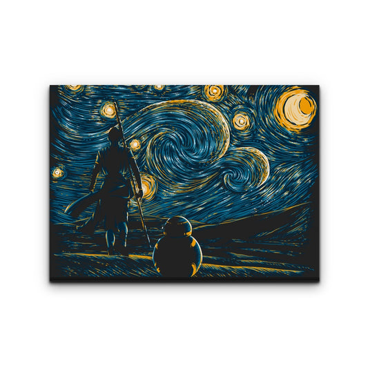 Starry Jakku - Canvas Print