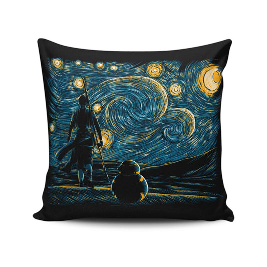 Starry Jakku - Throw Pillow