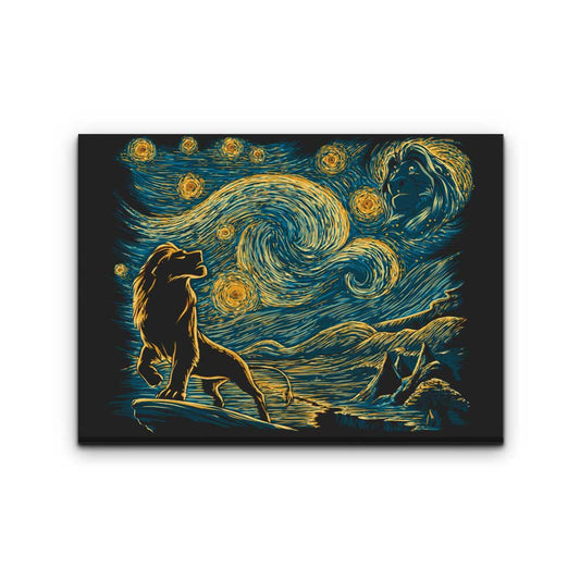 Starry King - Canvas Print
