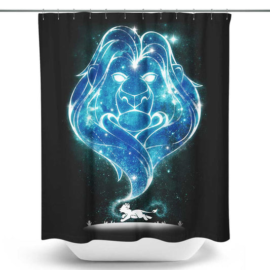 Starry Lost King - Shower Curtain