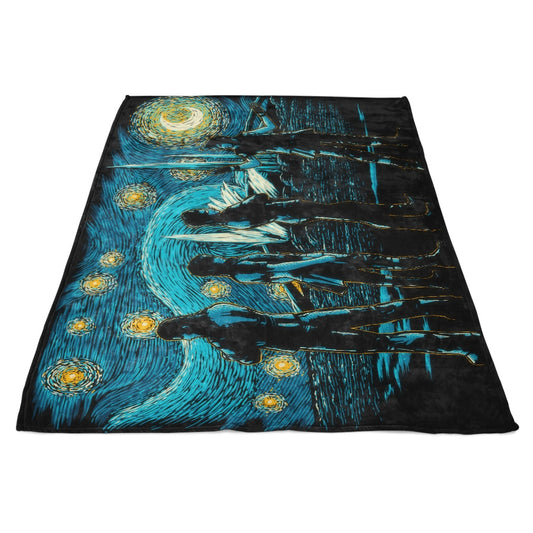 Starry Road Trip - Fleece Blanket