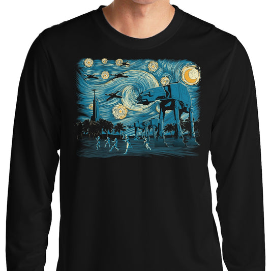 Starry Scarif - Long Sleeve T-Shirt