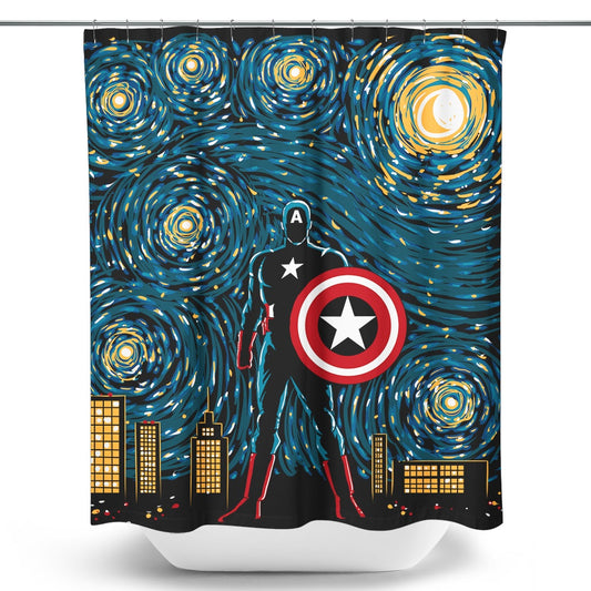 Starry Soldier - Shower Curtain