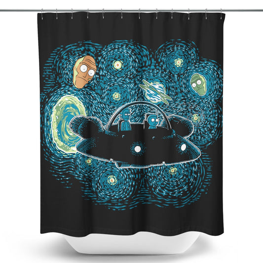 Starry Space - Shower Curtain
