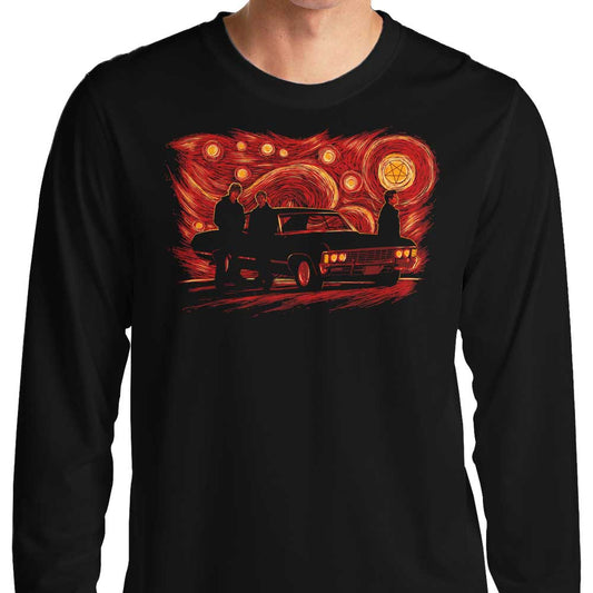 Starry Winchesters (Alt) - Long Sleeve T-Shirt